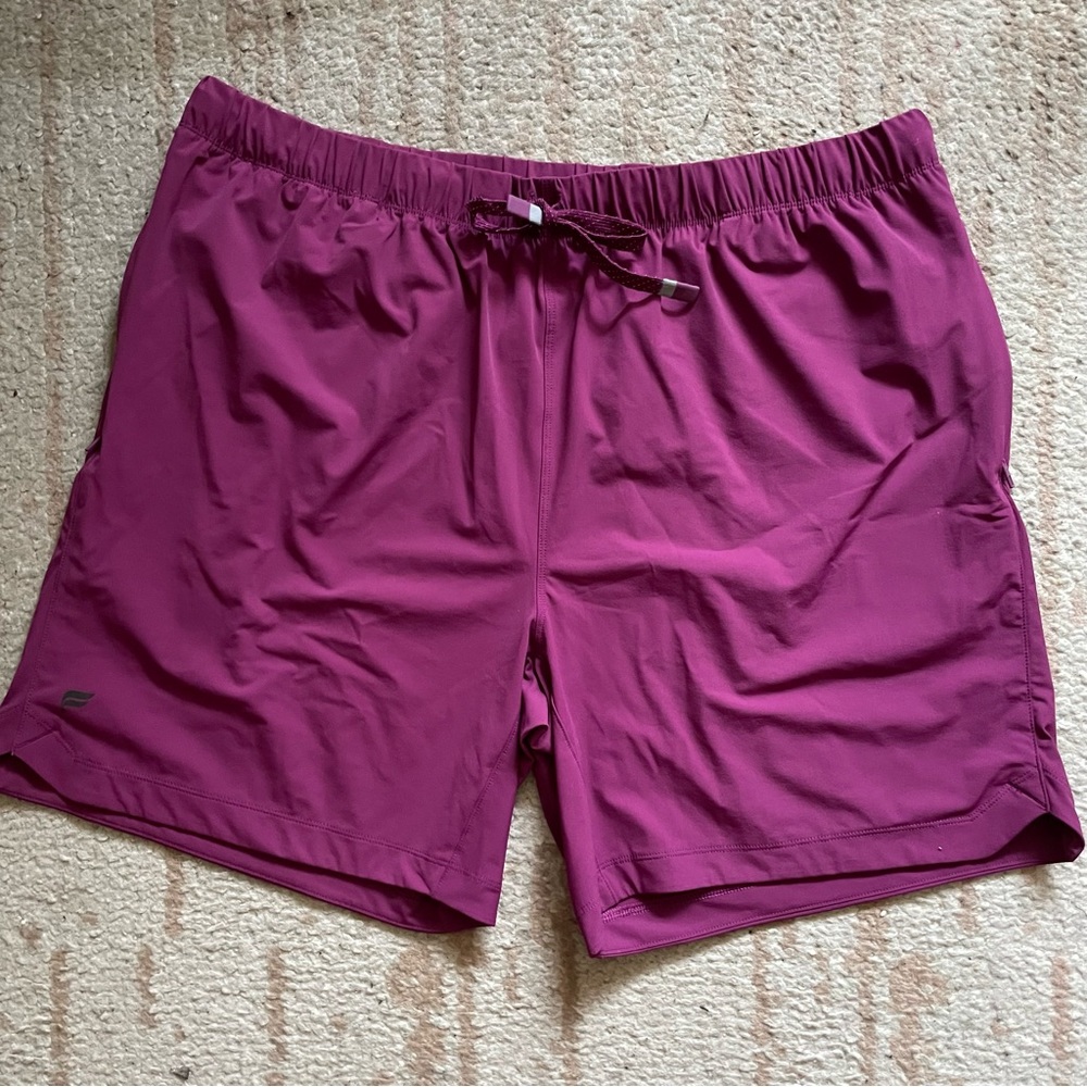 Fabletics The One 7 inch Athletic Shorts in Deep Port Purple